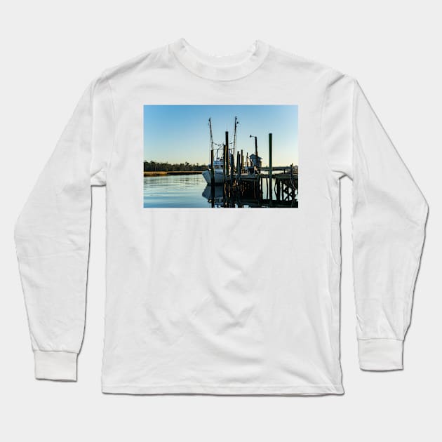 Calabash Boat 2 Long Sleeve T-Shirt by KensLensDesigns